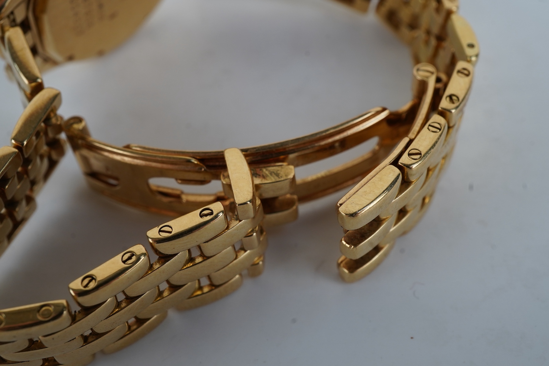Cartier, a lady's 18ct gold and diamond 'Panthère Cougar' wristwatch, ref. 887906